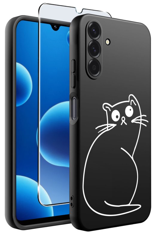 etui-do-samsung-galaxy-a26-malowane-rozne-wzory-z-kotem-ze-szklem
