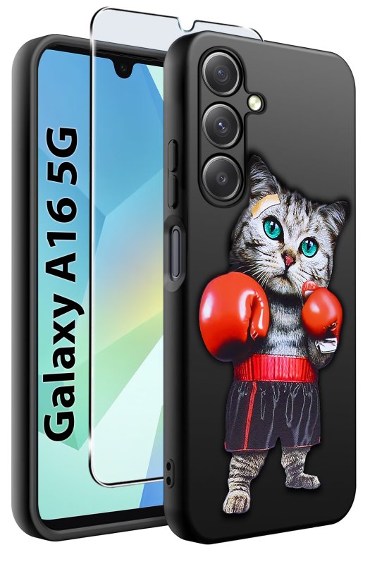 etui-do-samsung-galaxy-a16-5g-rozne-wzory-z-kotem-ze-szklem