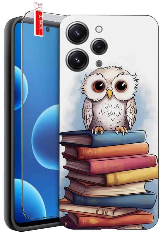 etui-do-xiaomi-redmi-12-4g-malowane-rozne-wzory-fajne-ze-szklem