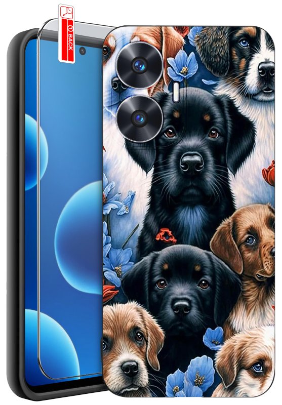 etui-do-realme-c55-rozne-wzory-z-psem-ze-szklem