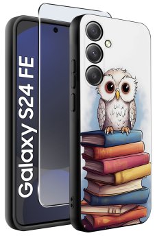 Etui do Samsung Galaxy S24 Fe różne wzory zwierzęta ze szkłem