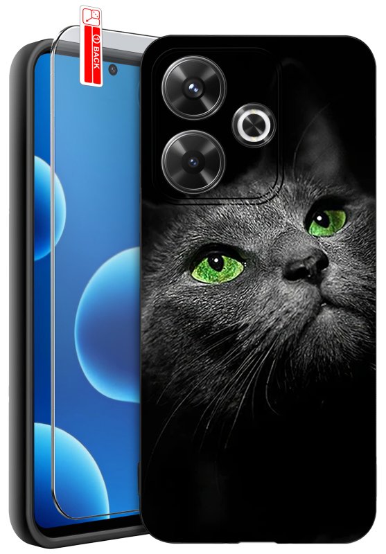 etui-do-xiaomi-redmi-13-4g-rozne-wzory-zwierzeta-ze-szklem