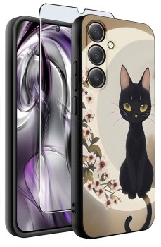 Etui do Samsung Galaxy S25+ Plus malowane różne wzory zwierzęta ze szkłem