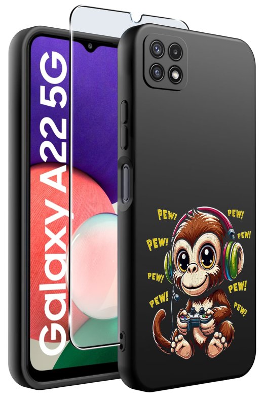 etui-do-samsung-galaxy-a22-5g-rozne-wzory-zwierzeta-ze-szklem