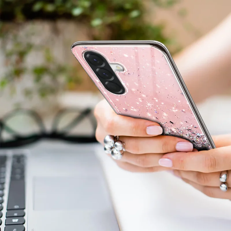 etui-do-samsung-galaxy-a36-a37-5g-brokat-rozowe-ze-szklem