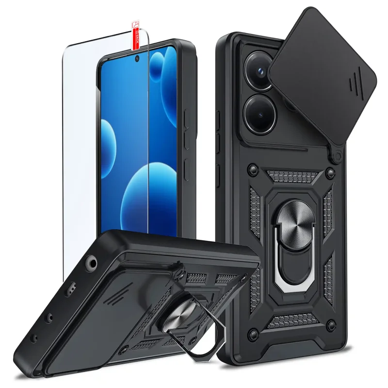 etui-do-xiaomi-redmi-note-14-5g-pancerne-ring-z-oslona-na-aparat-czarne-ze-szklem
