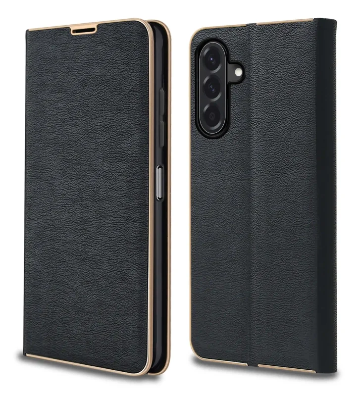 etui-do-samsung-galaxy-a26-eleganckie-zamykane-czarne-ze-szklem