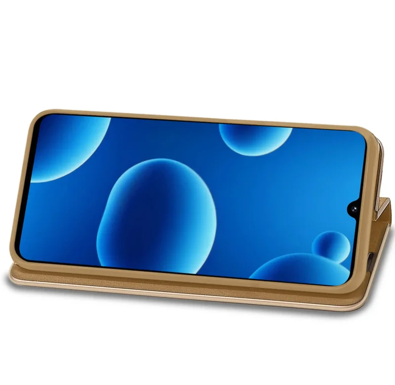 etui-do-samsung-galaxy-a26-eleganckie-zamykane-zlote-ze-szklem