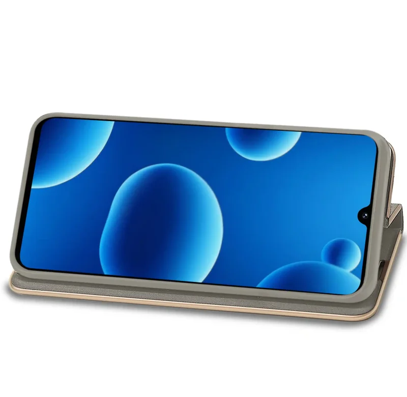 etui-do-samsung-galaxy-a26-eleganckie-zamykane-szare-ze-szklem