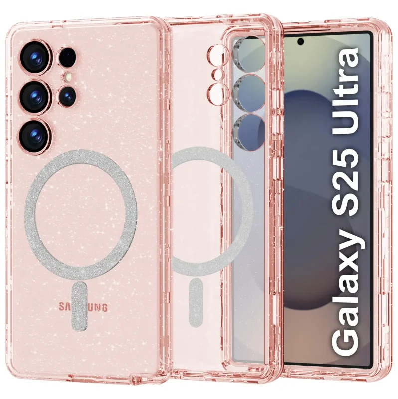 etui-do-samsung-galaxy-s25-ultra-magsafe-brokatowe-rozowe-ze-szklem