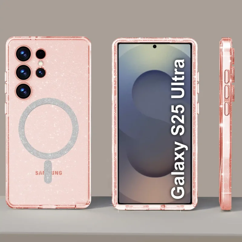 etui-do-samsung-galaxy-s25-ultra-magsafe-brokatowe-rozowe-ze-szklem