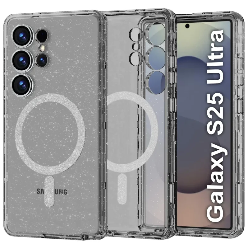 etui-do-samsung-galaxy-s25-ultra-magsafe-brokatowe-czarne-ze-szklem