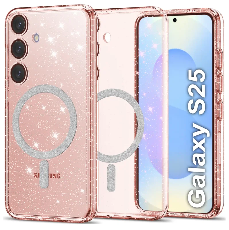 etui-do-samsung-galaxy-s25-magsafe-brokatowe-rozowe-ze-szklem