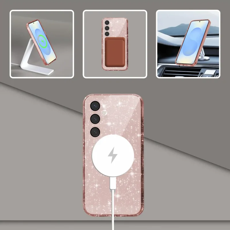 etui-do-samsung-galaxy-s25-magsafe-brokatowe-rozowe-ze-szklem