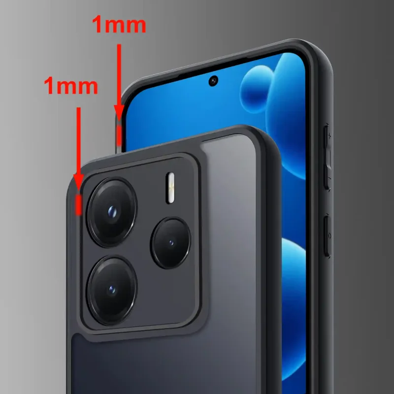 etui-do-xiaomi-redmi-note-14-5g-przezroczyste-wzmacniane-czarne-z-zestawem-2-szkiel
