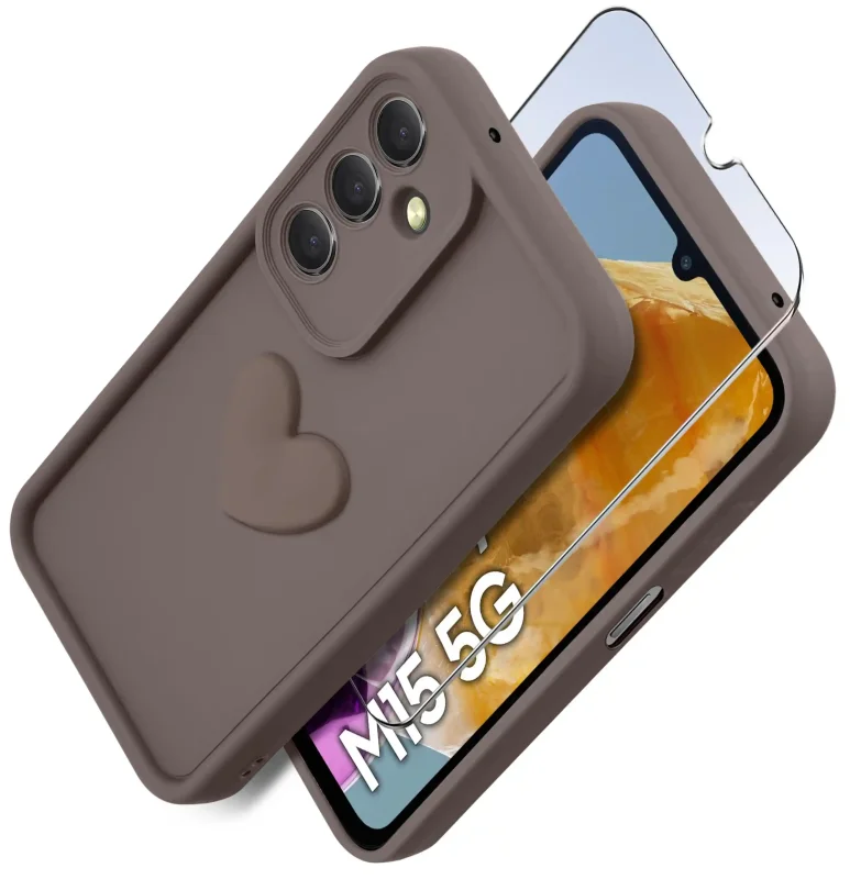 etui-do-samusng-galaxy-m15-silikonowe-serce-brazowe-ze-szklem