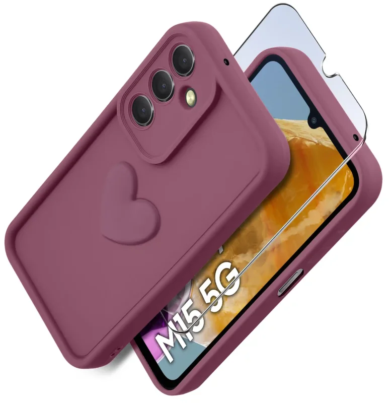 etui-do-samusng-galaxy-m15-silikonowe-serce-burgundowe-ze-szklem