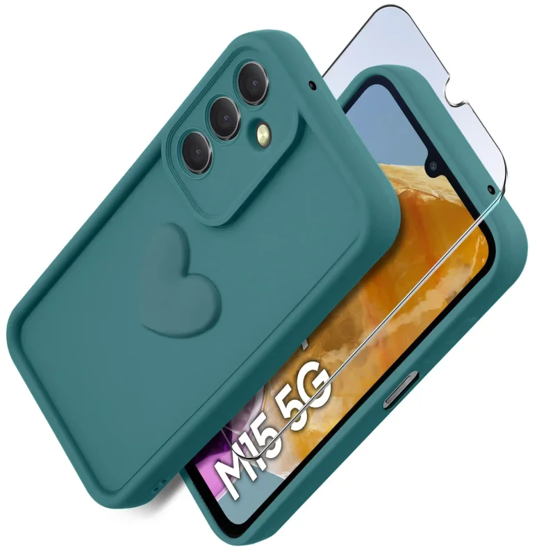 etui-do-samusng-galaxy-m15-silikonowe-serce-zielone-ze-szklem