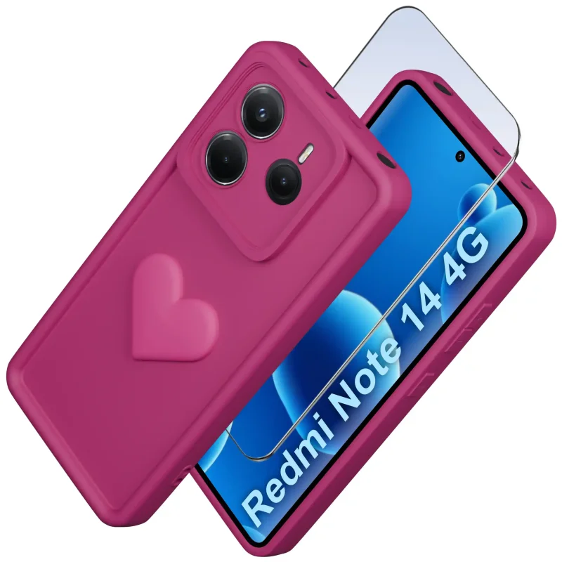 etui-do-xiaomi-redmi-note-14-4g-silikonowe-serce-rozowe-ze-szklem