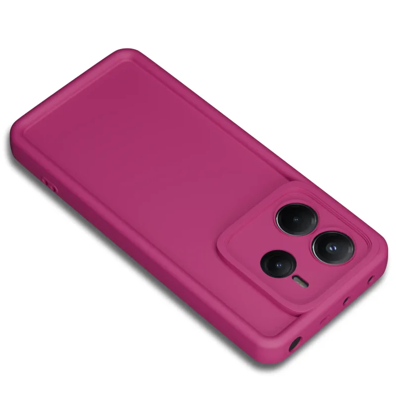 etui-do-xiaomi-redmi-note-14-4g-rozowe-wzmacniane-silikonowe-ze-szklem