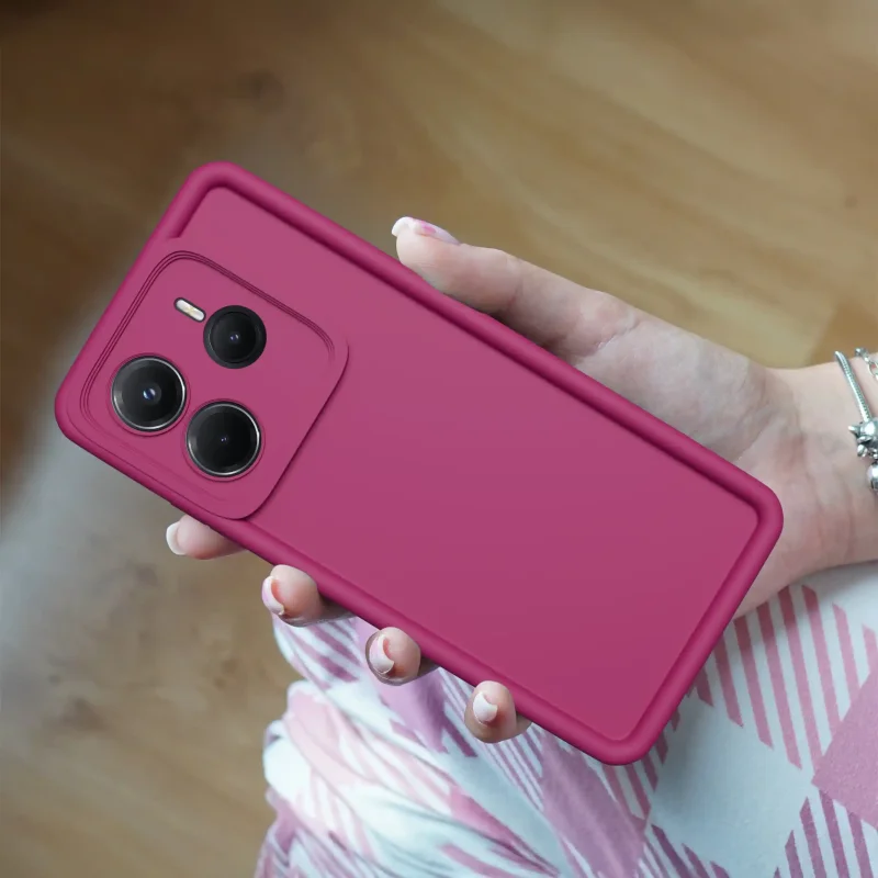 etui-do-xiaomi-redmi-note-14-4g-rozowe-wzmacniane-silikonowe-ze-szklem