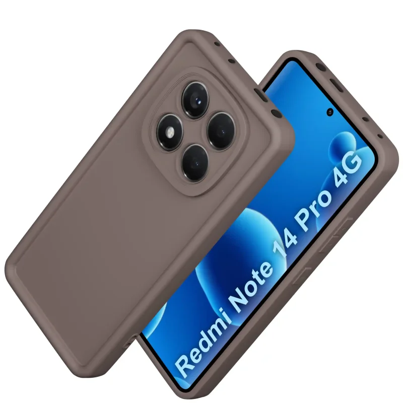 etui-do-xiaomi-redmi-note-14-pro-4g-brazowe-wzmacniane-silikonowe