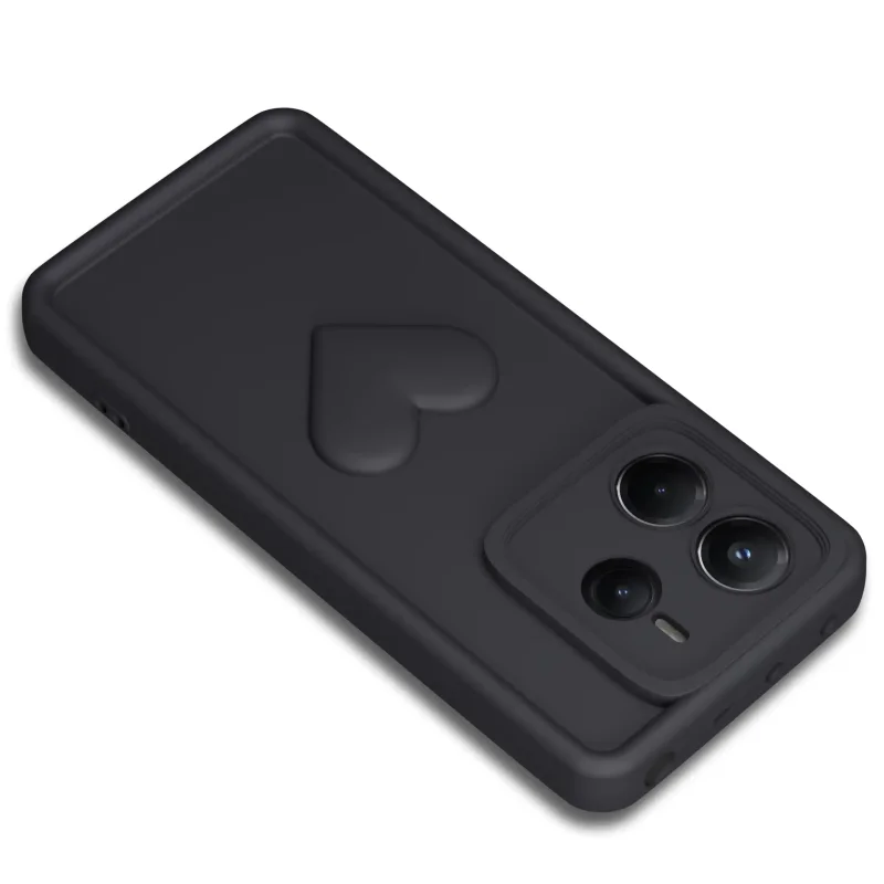 etui-do-xiaomi-redmi-note-14-5g-silikonowe-serce-czarne-ze-szklem