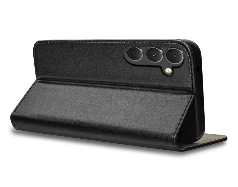 etui-do-samsung-galaxy-s25-czarne-magnetyczne-zamykane-ze-szklem