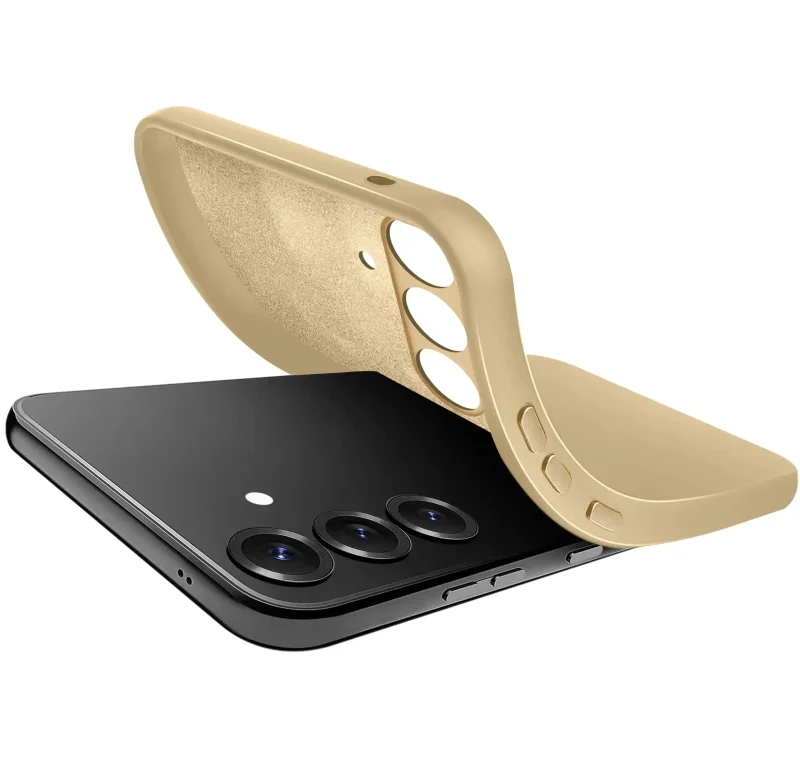 etui-do-samsung-galaxy-s25-nude-silikonowe-ze-szklem