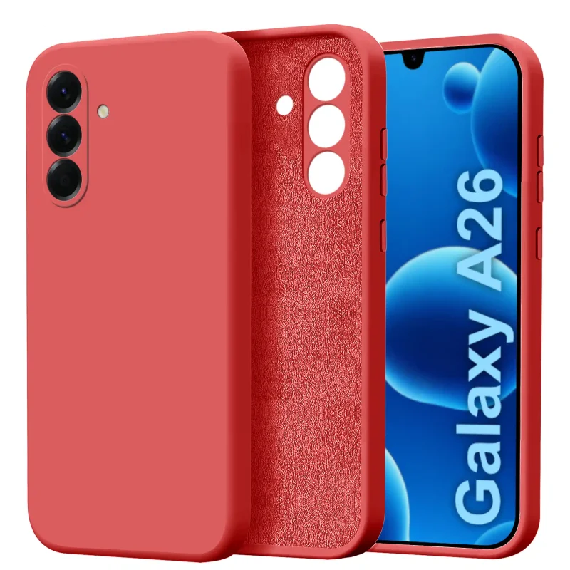 etui-do-samsung-galaxy-a26-a17-5g-czerwone-silikonowe-ze-szklem