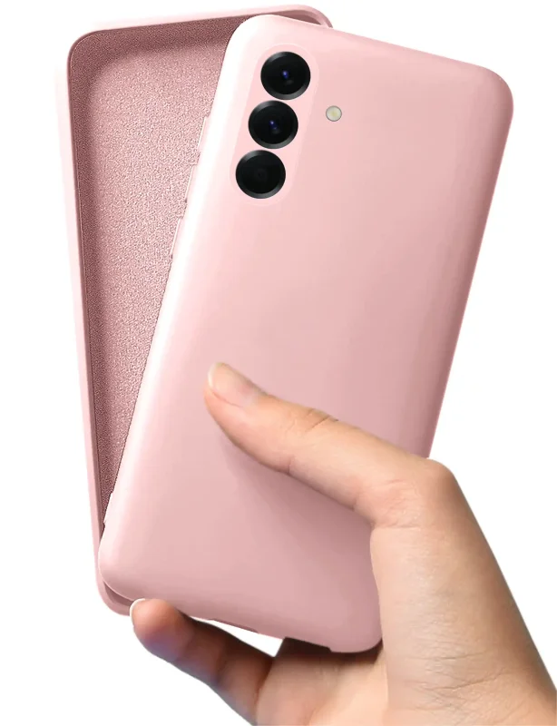 etui-do-samsung-galaxy-a26-a17-5g-jasnorozowe-silikonowe-ze-szklem