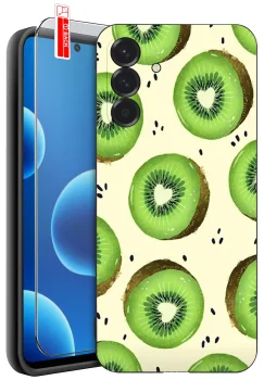 Etui do Samsung Galaxy A36 / A37 5G różne wzory z owocami ze szkłem
