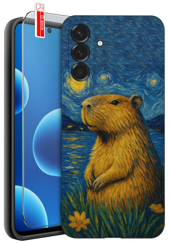 etui-do-samsung-galaxy-a56-5g-rozne-wzory-z-kapibara-ze-szklem