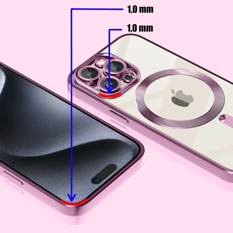 etui-do-iphone-15-pro-magsafe-rozowa-ramka-ze-szklem