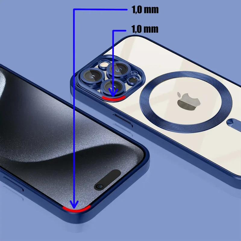 etui-do-iphone-15-pro-magsafe-niebieska-ramka-ze-szklem