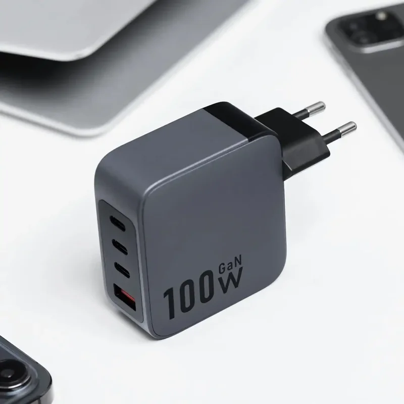 ladowarka-sieciowa-wieloportowa-100w-usb-a-usb-c-szara