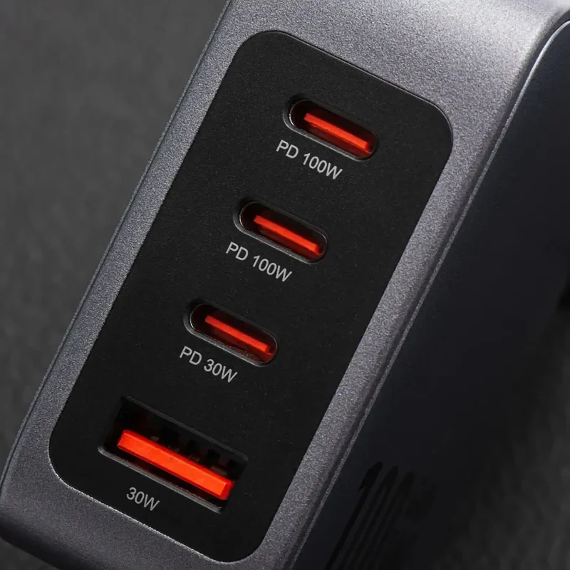 ladowarka-sieciowa-wieloportowa-100w-usb-a-usb-c-szara