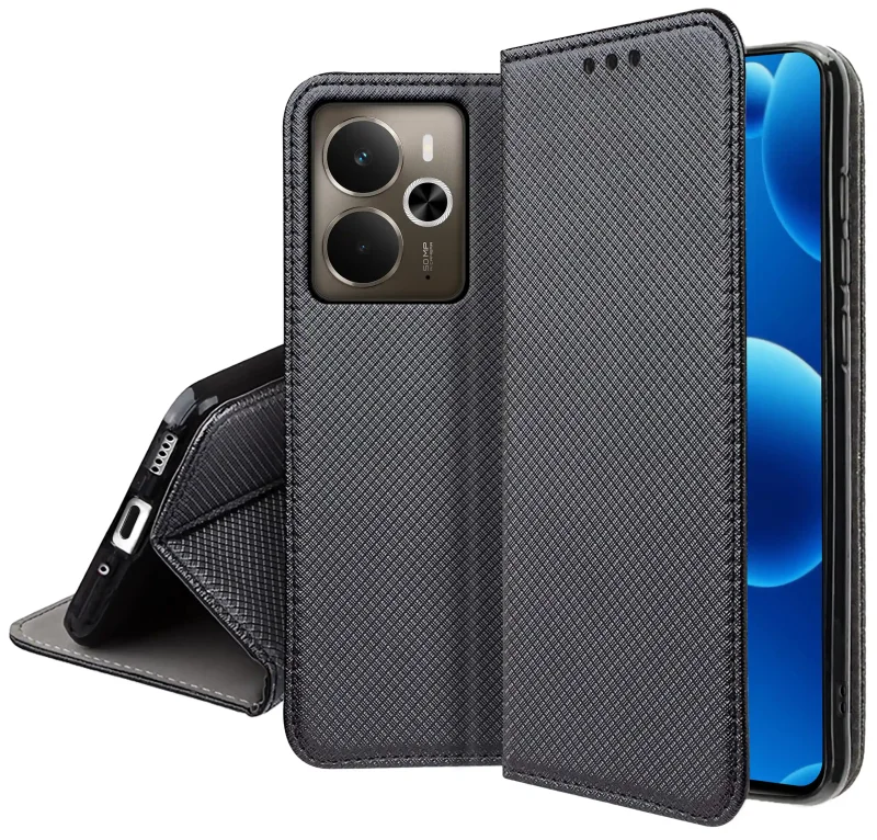 etui-do-realme-14-5g-czarne-zamykane-ze-szklem