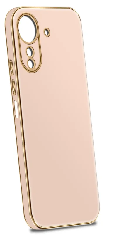 etui-do-xiaomi-redmi-13-poco-c65-ze-zlota-ramka-różowe-ze-szklem