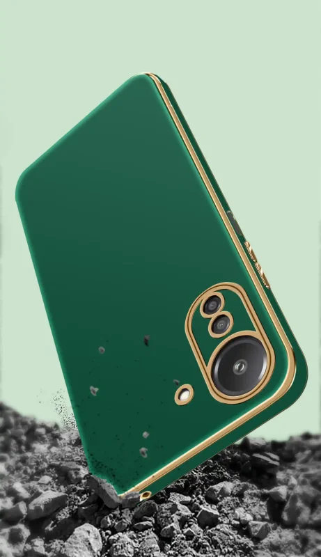 etui-do-xiaomi-redmi-13-poco-c65-ze-zlota-ramka-zielone-ze-szklem