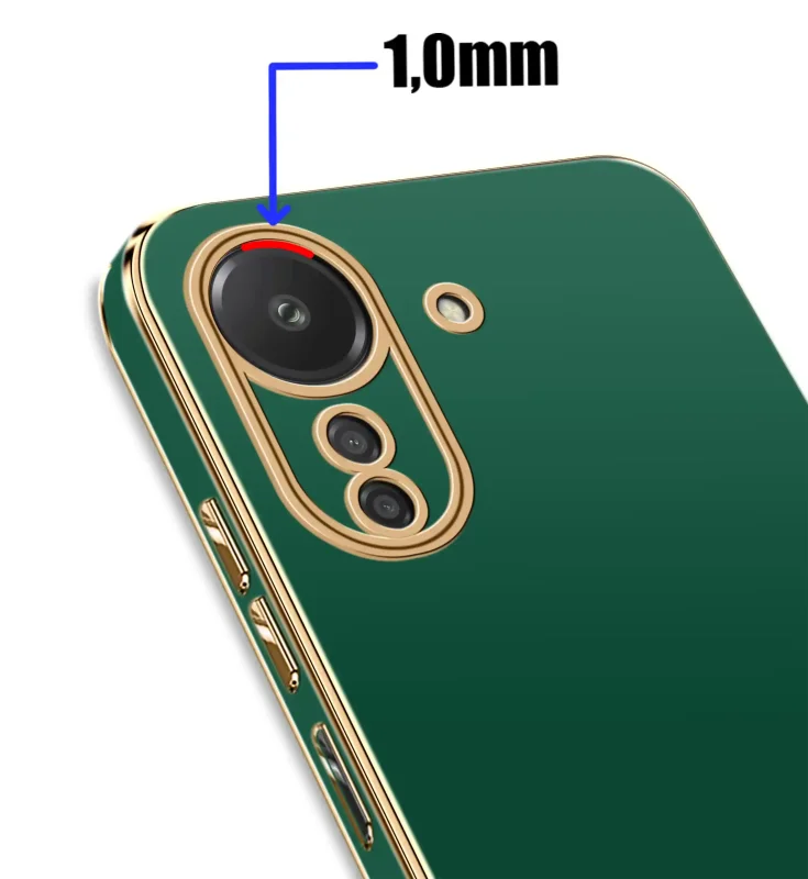 etui-do-xiaomi-redmi-13-poco-c65-ze-zlota-ramka-zielone-ze-szklem