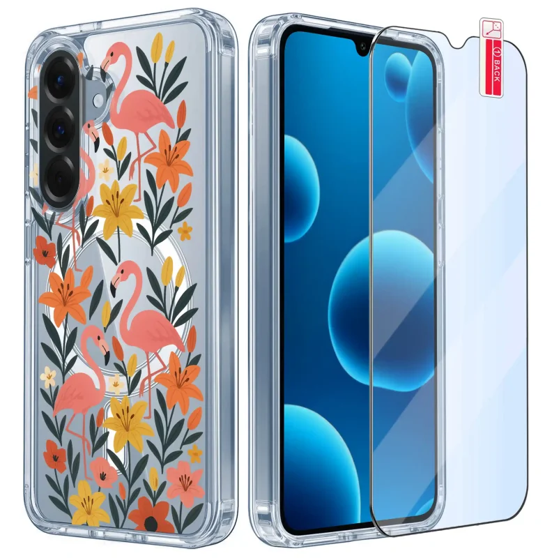 etui-do-samsung-galaxy-a26-magsafe-przezroczyste-rozne-wzory-malowane-ze-szklem