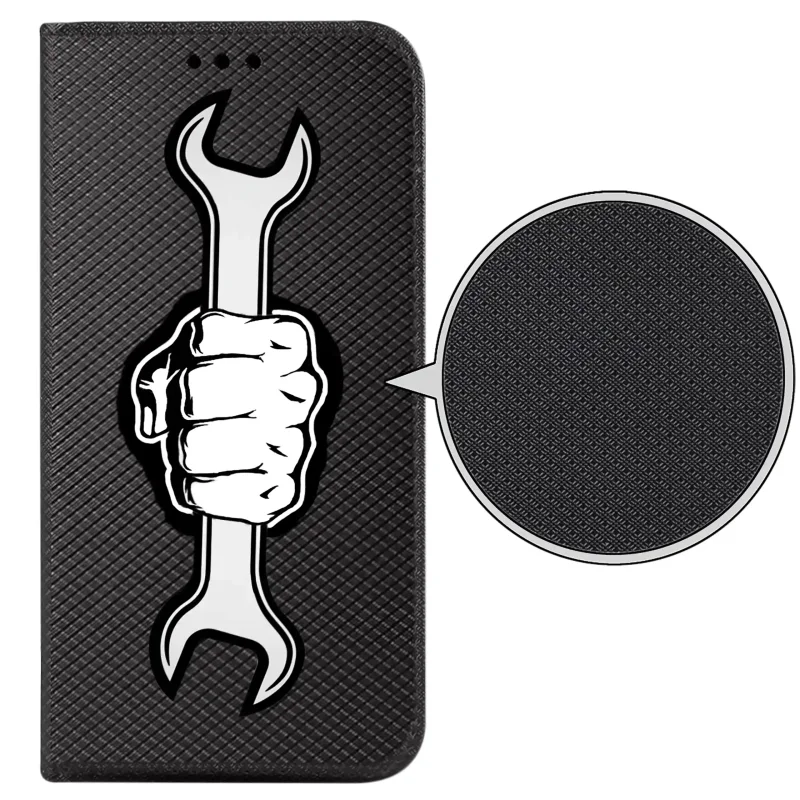 etui-do-xiaomi-redmi-note-14-4g-zamykane-malowane-wzor-meski-ze-szklem
