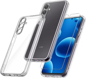 Etui do Samsung Galaxy M16 5G bezbarwne wzmacniane ze szkłem