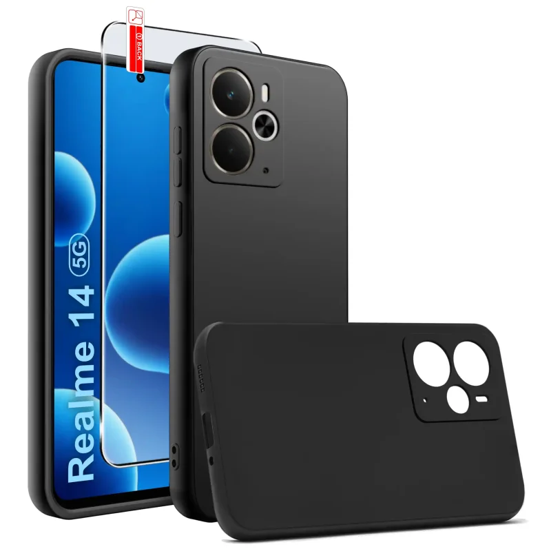 etui-do-realme-14-5g-czarne-matowe-ze-szklem