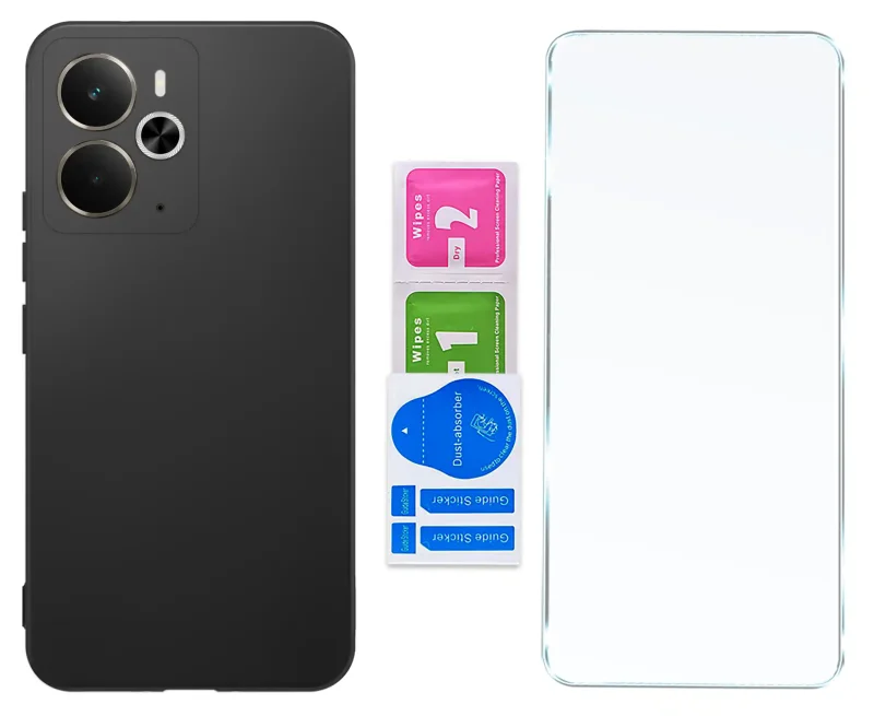 etui-do-realme-14-5g-czarne-matowe-ze-szklem