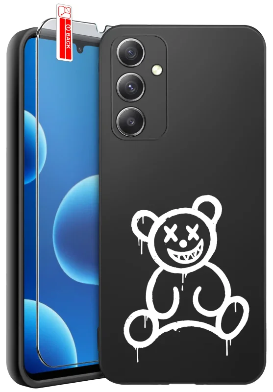 etui-do-samsung-galaxy-a05s-rozne-wzory-z-misiem-ze-szklem