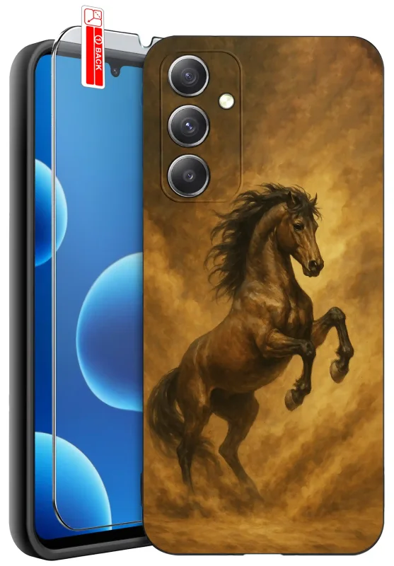 etui-do-samsung-galaxy-a05s-rozne-wzory-z-koniem-ze-szklem
