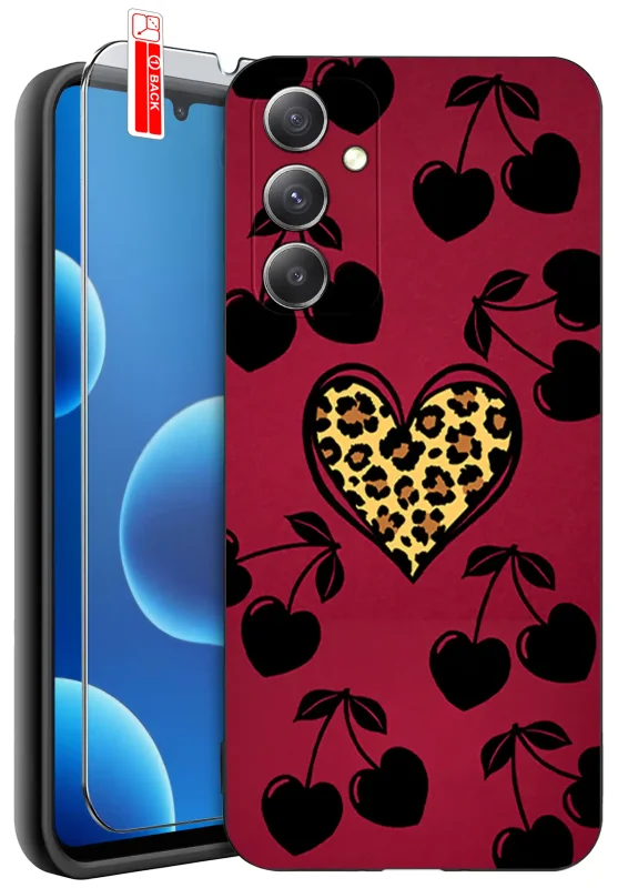 etui-do-samsung-galaxy-a05s-rozne-wzory-z-owocami-ze-szklem