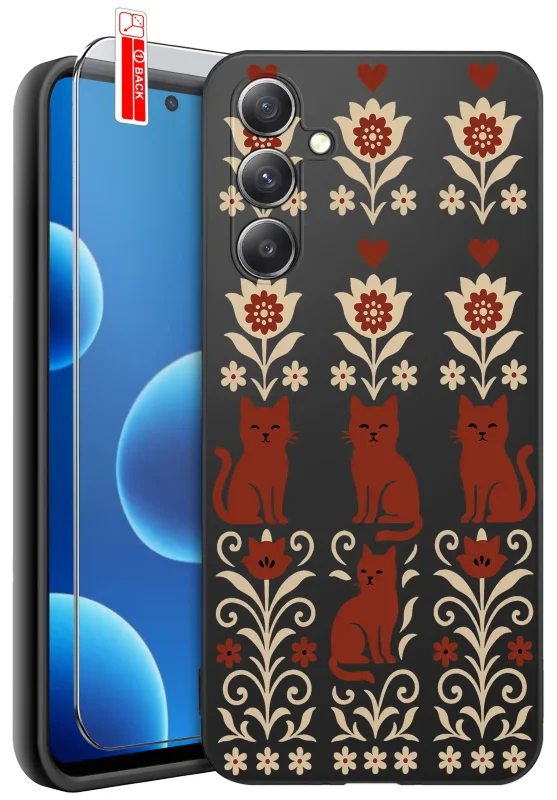 etui-do-samsung-galaxy-s25-rozne-wzory-ludowe-ze-szklem